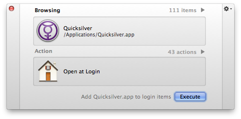 Primer Interface Primer Interface for Quicksilver