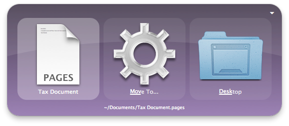 Manage files Copy a file using Quicksilver
